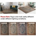 thumbnail image 6 of Keen Home Design Machine Washable Area Rugs with Non-slip Backing, Ideal for Hallway, Living Room, Bedroom, Kitchen and Laundry Room, Vintage Moroccan and Low Pile Rug ( 2' x 3' ), 6 of 8