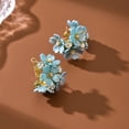 thumbnail image 4 of Sunyuer 14K Gold Plated Little Daisy Earrings Studs for Women Petite Flowers Studs Earrings, 4 of 5