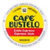 Cafe Bustelo Espresso Style K-Cup Coffee Pods, Dark Roast, 12 Count for Keurig Brewers