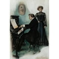 thumbnail image 3 of Clarence F. Underwood 17x24 Black Modern Framed Museum Art Print Titled - The Solo, 3 of 5