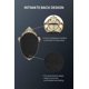 thumbnail image 4 of Espejo de pared decorativo con forma de escudo dorado, 40,6 cm de largo x 28,9 cm de ancho, 4 of 5
