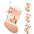 thumbnail image 2 of Christmas Stocking 3D Festive Decorative Cute Xmas Hanging Sock Holiday Stocking, 2 of 10