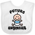 thumbnail image 3 of Inktastic Future Engineer Boys Baby Bib, 3 of 4