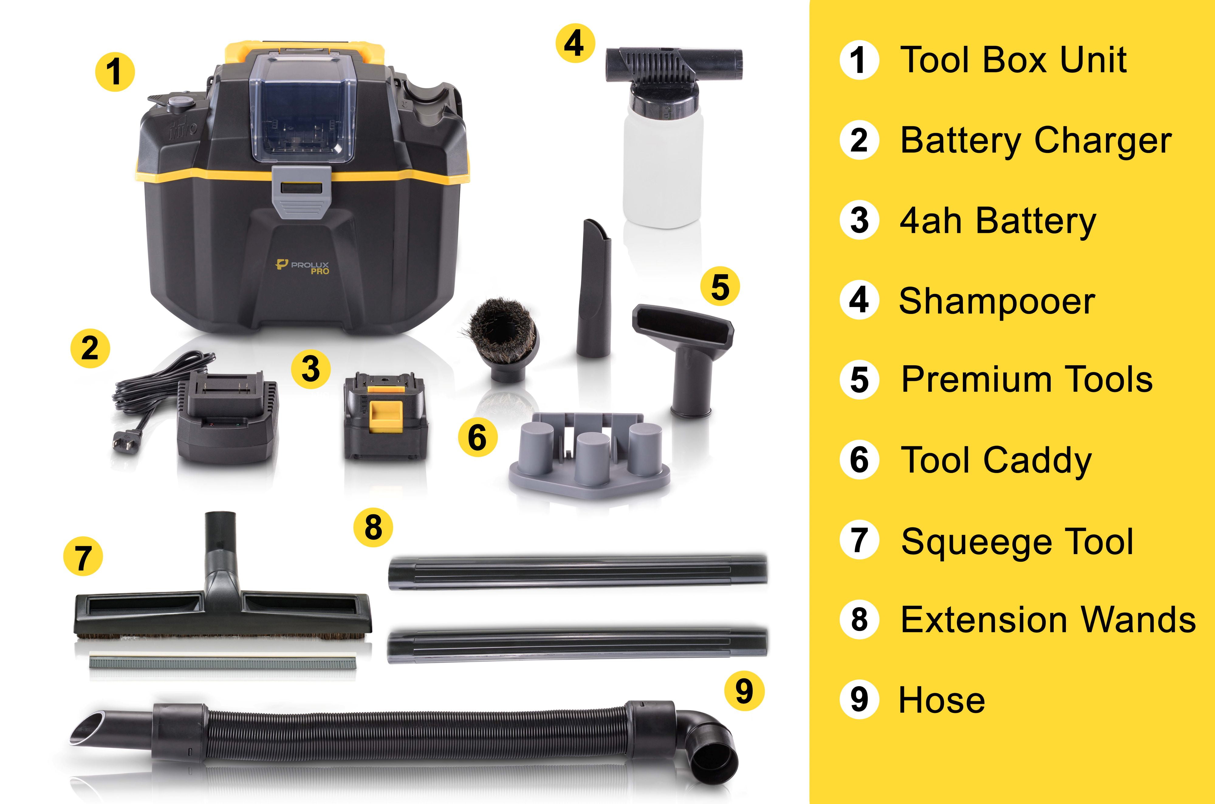 Surge Cordless Commercial Wet/Dry Tool & Travel Vacuum