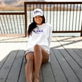 thumbnail image 3 of Pavilion Gift Company - Lake Life - S/M White Cotton Blend French Terry Sweatshirt, 3 of 7