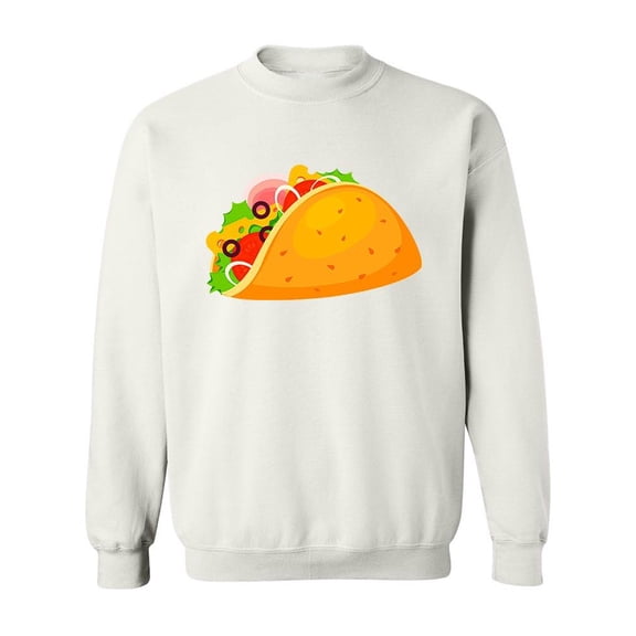 Fresh Taco Lover Sweatshirt Men -Image by Shutterstock, Male x-Large
