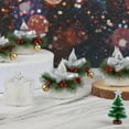 thumbnail image 4 of Christmas Candle Light Festive Atmosphere Decoration Transparent Snowflake Design Flameless Led Illumination For Holiday Tabletop And Window Display, 4 of 6