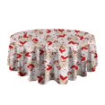 thumbnail image 5 of Happy Valentine’s Day Love Round Table Cloth,Wrinkle Resistant Table Cover with Polyester,Waterproof Reusable Tableclothes for Easter Birthday Picnic Wedding (Round,60x60inch), 5 of 6