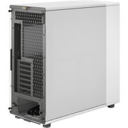 Fractal Design North XL ATX mATX Mid Tower PC Case - Chalk White Chassis with Oak Front and Mesh Side Panel - FD-C-NOR1X-03