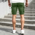 thumbnail image 4 of Akiihool Mens Cargo Shorts Mens Tactical Cargo Shorts Classic Fit Multi Pocket (Green,M), 4 of 5