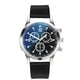 thumbnail image 1 of Reloj de cuarzo para hombre con correa de acero y tres ojos de cristal azul claro colorido, reloj de regalo para hombre, 1 of 6