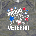 thumbnail image 4 of Inktastic Proud Granddaughter of a Veteran Veterans Day Girls Baby Bodysuit, 4 of 5