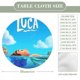 thumbnail image 2 of Luca-theme Fitted Round Tablecloths Elastic Edged Table Covers Waterproof Table Cloth for Kitchen Holiday Party Tables Decor 150cm, 2 of 6