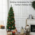 thumbnail image 4 of HOMCOM 6FT Artificial Christmas Tree with Automatic Open for Home Green, 4 of 10