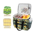 thumbnail image 2 of FORMRS Insulated Cooler Bag 24 Cans Capacity Soft Leakproof Lunch Box with Side Pockets, Orange Tree, 2 of 7