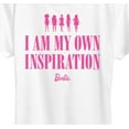 thumbnail image 3 of Barbie - I Am My Own Inspiration - Womens Women'S Short Sleeve Graphic T-Shirt, 3 of 5