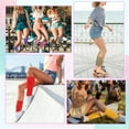 thumbnail image 6 of 1 Pair Women Slouch Socks Knee High Scrunch Slouchy Socks, Soft Long Tube Socks for Women, 80s 90s Stacked Socks, 6 of 7