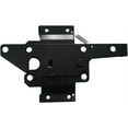 thumbnail image 4 of Self-Locking Gate Latch, Heavy Duty Post Mount Automatic Gravity Lever Wood/PVC Fence Gate Lock with Fasteners Hardware,for Secure PoolYardGardenSteel,Black, 4 of 7