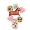 Mayflower Products Spirit Riding Free Party Supplies 8th Birthday Brown Horse Balloon Bouquet Decorations
