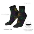 thumbnail image 6 of Pofeuu Mardi Gras Carnival Print 30cm Socks, Adult Running Hiking Socks for Youth and Adult, 6 of 7