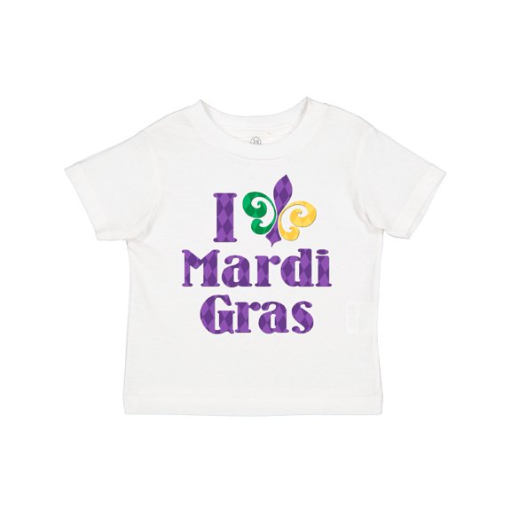 Inktastic I Love Mardi Gras Boys or Girls Toddler T-Shirt