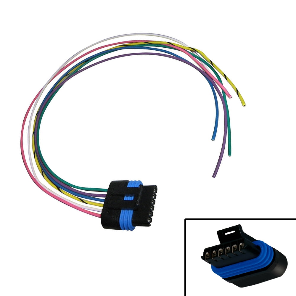 New 6 Wire Throttle Position Sensor TPS Wiring Connector Pigtail For