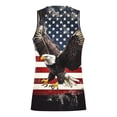thumbnail image 3 of Men's American Flag Print Tank Tops Vintage Sleeveless Patriotic T Shirt 250 Year Anniversary Shirt, 3 of 4