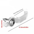 thumbnail image 2 of Bedroom Installing Retaining Clip Transparent LED Strip Light Fastener Fixing Clamp For Fixing 5050 RGB LED Strip LED Strip Mounting Bracket 8MM, 2 of 8