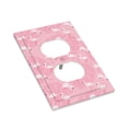 thumbnail image 3 of Kll Pink Flamingos And Flowers Wall Plate,Gloss Finish,Standard Size 1 - 5" X 3", Polycarbonate Thermoplastic,Electric Receptacle Plug Covers, 3 of 8