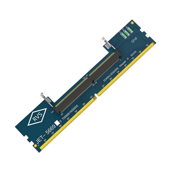 Laptop DDR5 Memory to DDR5 Desktop Memory Adapter Card SO DDR5 to DDR5 U-DIMM Converter,1 * Adapter Card,Random