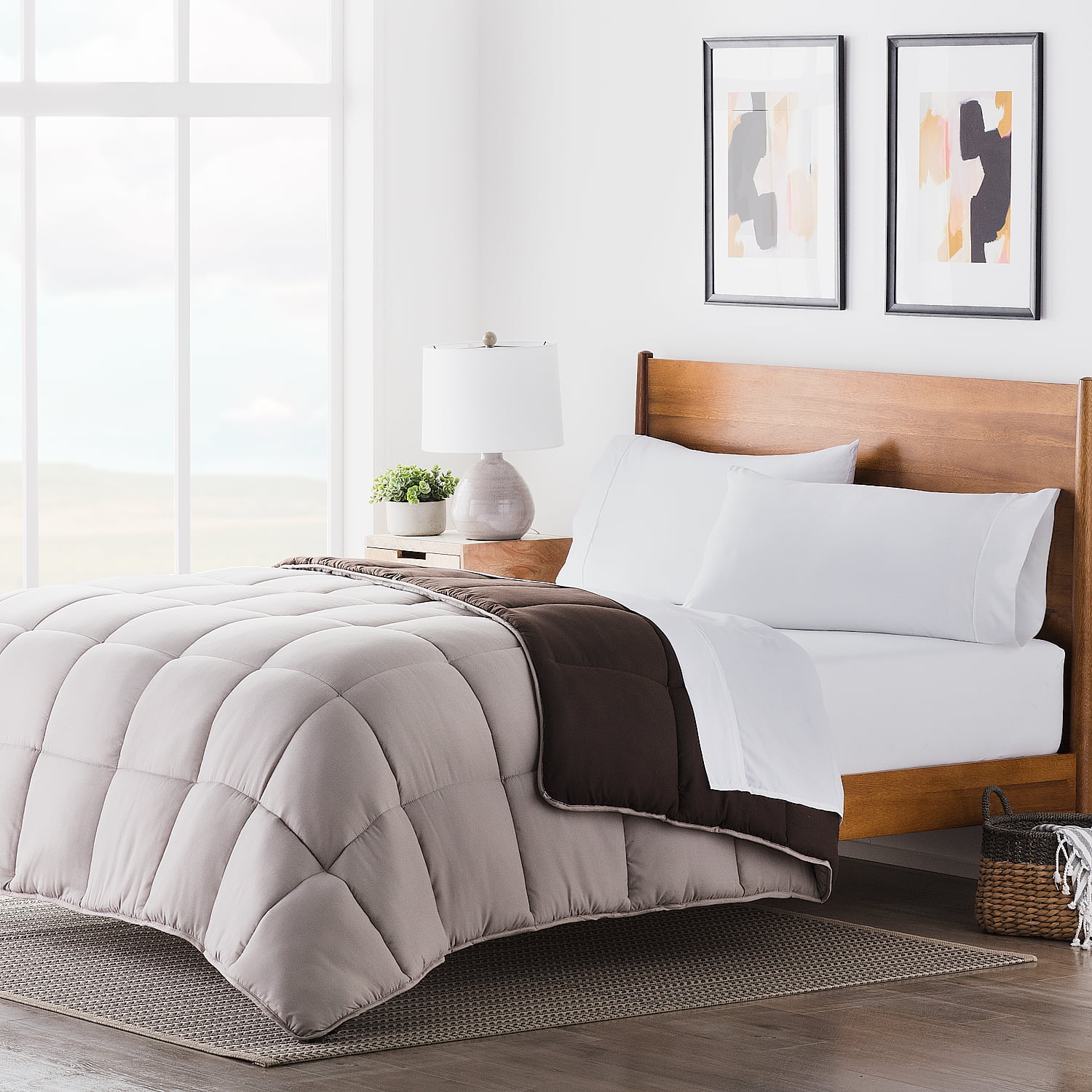 Details about   Cozynight Soft King Size Quilted Comforter Duvet Insert-Lightweight Down Alterna 