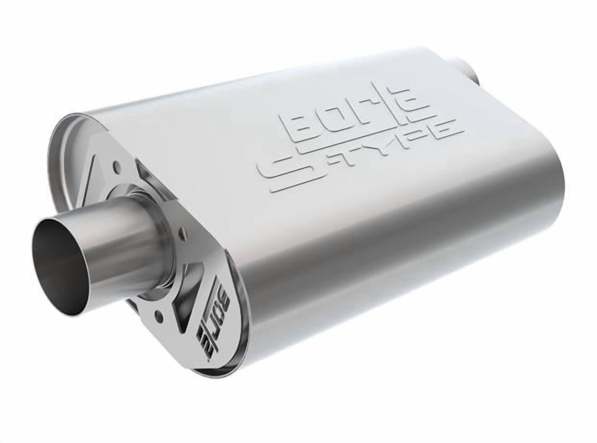Borla 400852 Stainless Steel Single Wall Oval Exhaust Muffler