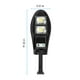thumbnail image 3 of Foco Solar De Seguridad Para Exteriores, Aplique De Pared Con Sensor De Movimiento, Lámpara LED Solar, 3 Modos De Iluminación, Resistente Al Agua IP65, Ideal Para Jardín, Valla, Patio O Terraza., 3 of 9