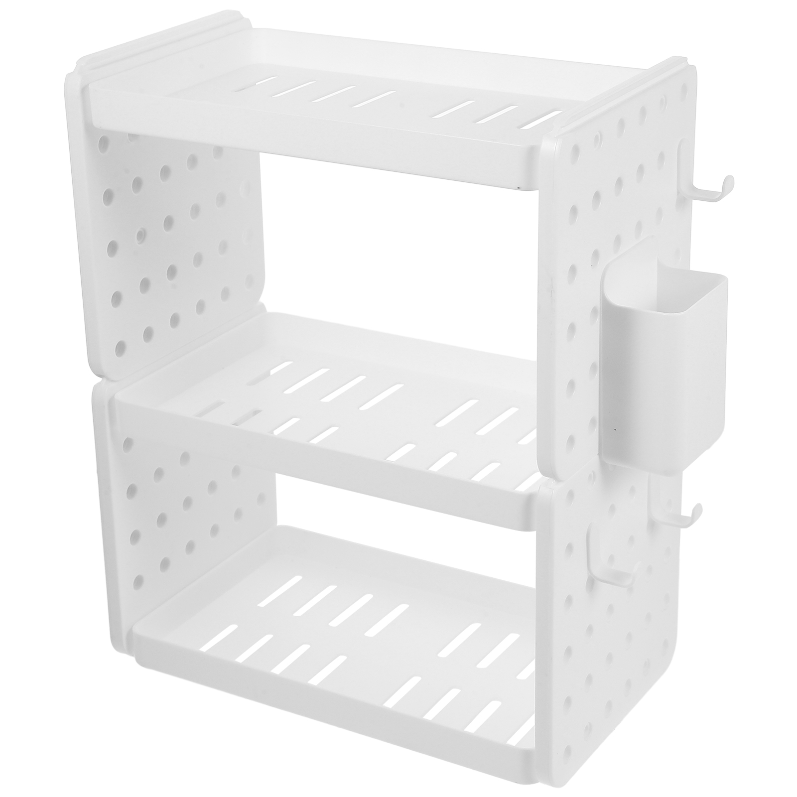 OUNONA Multi-Functional Desk Organizer with Mail Holder, Paper & Magazine Rack, Home Office Book Storage Accessory