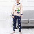 thumbnail image 5 of TOWED22 Toddler Boy Clothes Fall Winter Outfits Long Sleeve Sweatshirt Tops Pants Set 2-Piece Baby Boys Clothing(Beige,11-12 Y), 5 of 7