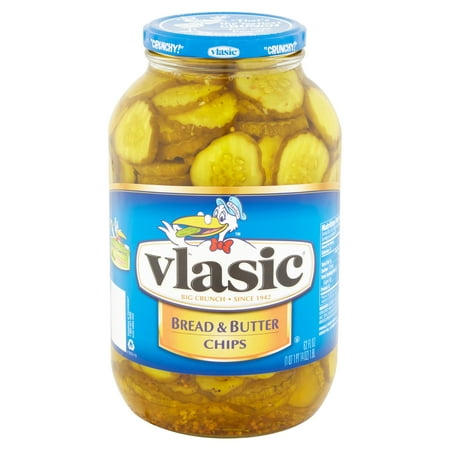 (2 Pack) Vlasic Mildly Sweet Bread & Butter Chips, 62 fl (Best Bread Pudding With Rum Sauce)