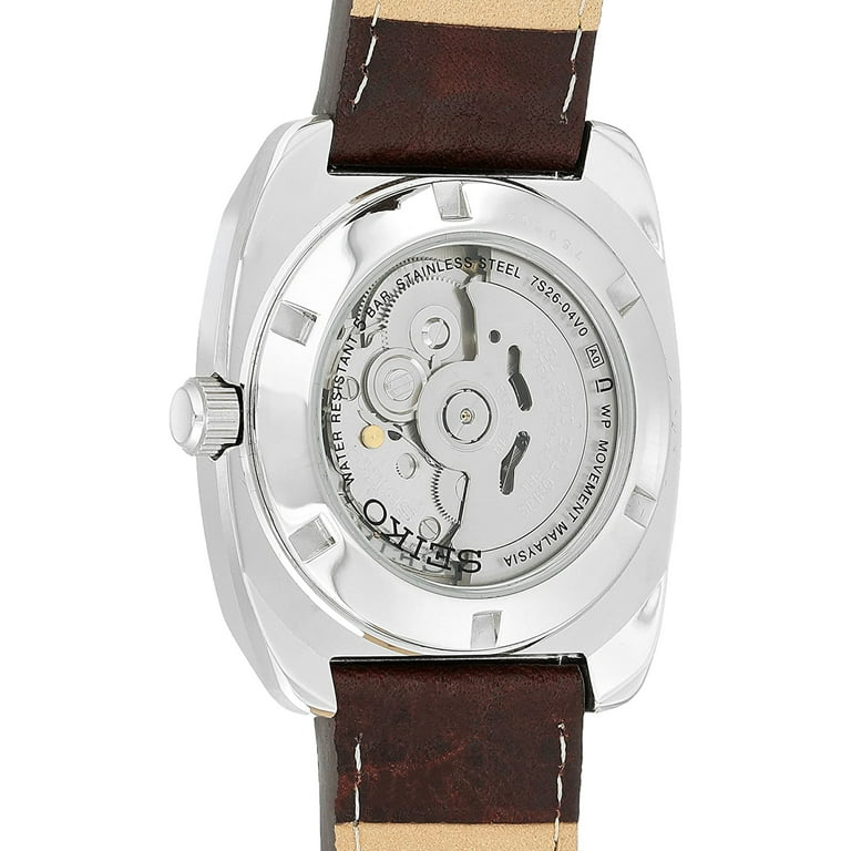 Seiko Men s Recraft Automatic Leather Watch