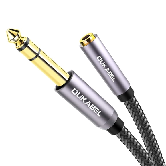 Adaptador Audio Dukabel TopSeries 6.35mm a 3.5mm