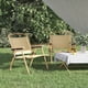 thumbnail image 2 of Sillas de camping plegables VidaXL, juego de 2 unidades, de tela Oxford, color beige, 2 of 9