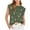 Green, variant on Women's Sleeveless T Shirts Trendy Summer Floral Printed Crew Neck Tank Tops Casual Loose Fit Soft Blouses (XL, Hot Pink)