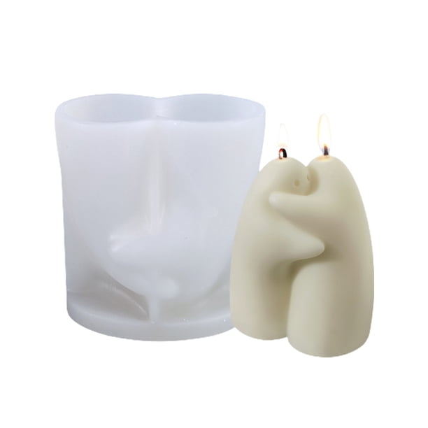 Velas De Aromaterapia Con Retrato, Molde Para Velas Reutilizable Diy Para Parejas, Molde De Silicona Para Parejas Familiares Methold HA040794-03