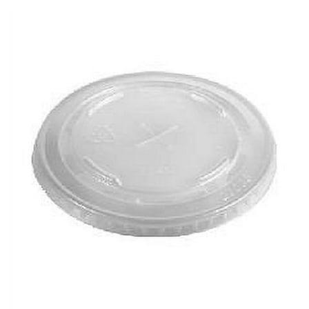 Dart L14N Conex Straw Slotted Translucent Plastic Lid (10 Packs of 100)