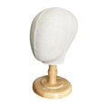 thumbnail image 3 of Bunblic Mannequin Head Hat Display Rack Multifunctional Head Stand Making Hat Display Head for Hairdressing Shop Markets Home Use wood, 3 of 8