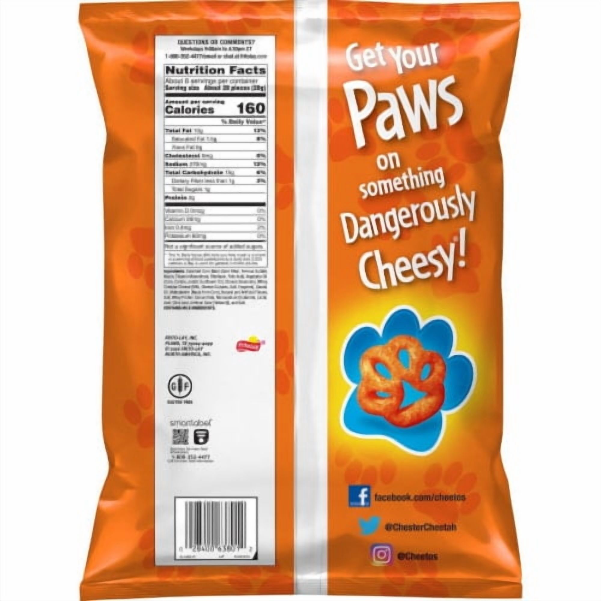 Cheetos Cheese Paws Chips - 7.5 oz