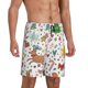 thumbnail image 2 of Balery Winter Christmas And New Year Deer Pantalones cortos de pijama de punto de algodón para hombre con cinturilla y bolsillos-3X-Large, 2 of 6