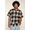 Short Sleeve Black, variant on Western Casual Plaid Long Sleeve Button Up Shirt SS30 - BLACK - 2X-Large