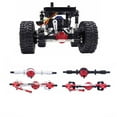 thumbnail image 3 of Replacement Metal Front & Rear Axle Kit for WPL C14 C24 B14 B24 B16 B36 1/16 RC Car, 3 of 8