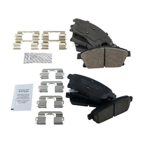 Brake Pad Set - Compatible with 2013 - 2017 Buick Encore 2014 2015 2016