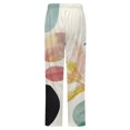 thumbnail image 6 of Abstract Floral Vase Art Winter Female Pants Flannel High Waist Women Pants Lady Warm Straight Leg Plush Trousers, 6 of 7