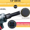 thumbnail image 3 of Juego de enchufes Aiourx 1/2 Drive Master Impact XZN, 10 piezas, 3 of 7